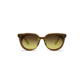 Tortoise brown oversized square sunglasses with gradient lenses