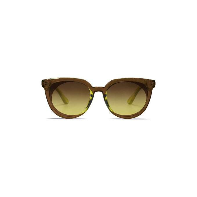 Oversized Square Sunglasses – Tortoise Brown Frame, Gradient Lenses